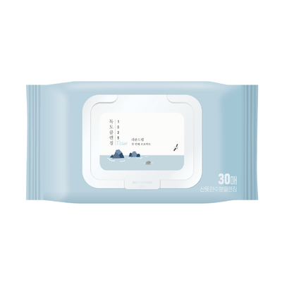 Очищувальні серветки з морською водою ROUND LAB 1025 Dokdo Cleansing Tissue, 30 шт RL031 фото