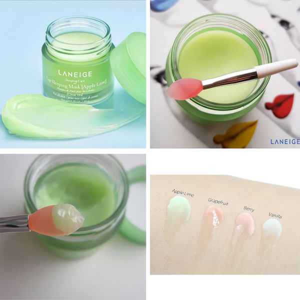 Маска для губ нічна з екстрактом яблука та лайма Laneige Lip Sleeping Mask Apple Lime, 20 г L006 фото