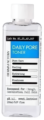 Тонер для очищення пор із кислотами Derma Factory Daily Pore Toner, 150 мл DF009 фото
