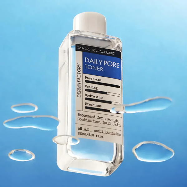 Тонер для очищення пор із кислотами Derma Factory Daily Pore Toner, 150 мл DF009 фото
