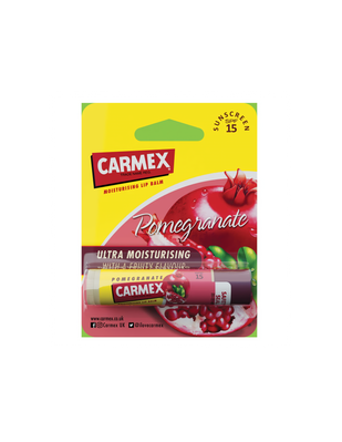 Бальзам для губ зі смаком гранату Premium Stick Pomegranate SPF 15 Blister Pack Carmex  C004 фото