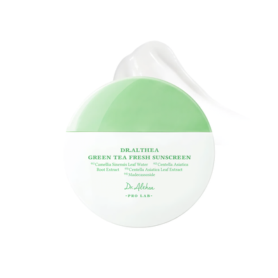 Сонцезахисний крем із екстрактом зеленого чаю Dr. Althea Pro Lab Green Tea Fresh Sunscreen SPF50+ PA++++ 45 мл DA028 фото