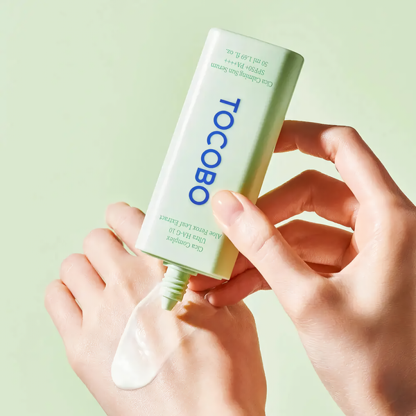 Сонцезахисний серум для чутливої шкіри Tocobo Cica Calming Sun Serum SPF50+ PA++++, 50 мл T001 фото
