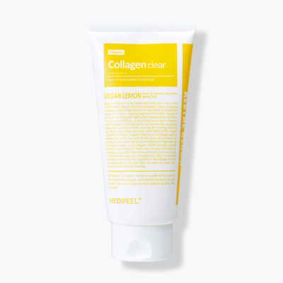 Освітлююча гель-пінка з колагеном та обліпихою Medi-Peel Vegan Vitamin Collagen Clear, 300 мл MP055 фото