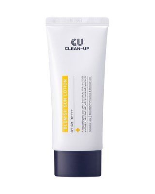 Сонцезахисний лосьйон з ліпосомами на стабільних фільтрах Clean-Up Blemish Sun Lotion SPF 50+ PA++++, 60 мл CU020 фото