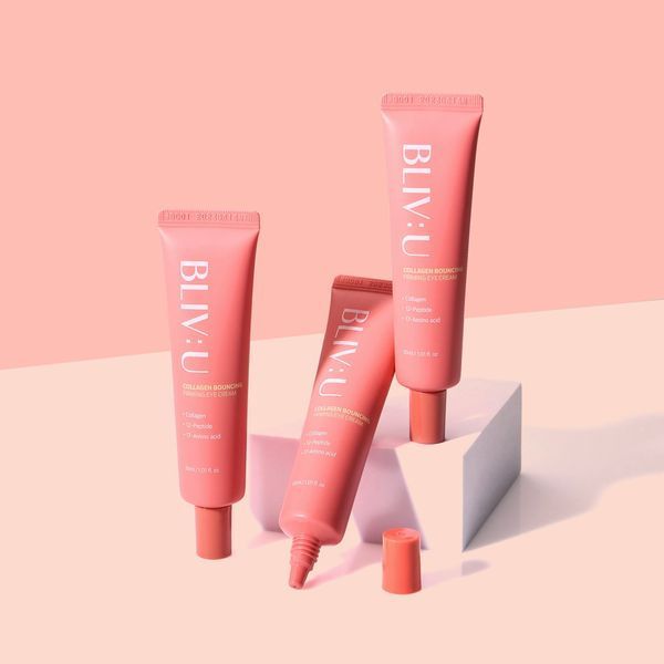 Крем для шкіри навколо очей з колагеном BLIV:U Collagen Bouncing Firming Eye Cream, 30  мл BU003 фото