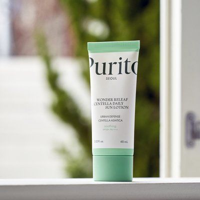 Cонцезахисний лосьйон з центелою Purito Seoul Wonder Releaf Centella Daily Sun Lotion, 60 мл PS011 фото