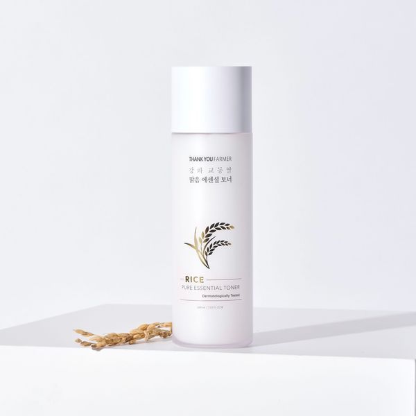 Тонер з екстрактом рису THANK YOU FARMER Rice Pure Essential Toner, 200 мл TF002 фото