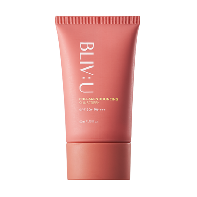 Сонцезахисний крем з колагеном BLIV:U Collagen Bouncing Sunscreen, 50 мл BU004 фото