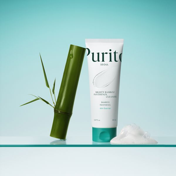 Гель для умивання з екстрактом бамбука та пантенолом Purito Seoul Mighty Bamboo Panthenol Cleanser, 150 ml P030 фото