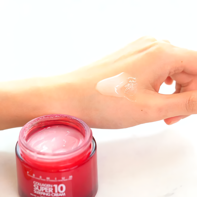 Омолоджуючий нічний крем для обличчя з колагеном Medi Peel Collagen Super 10 Sleeping Cream, 70 мл MP044 фото