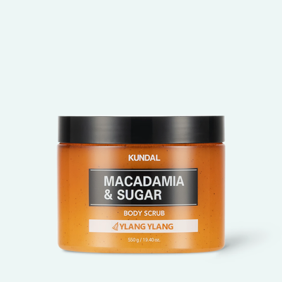 Скраб цукровий для тіла "Іланг-Іланг" Kundal Macadamia & Sugar Body Scrub Ylang Ylang 550 г K020 фото
