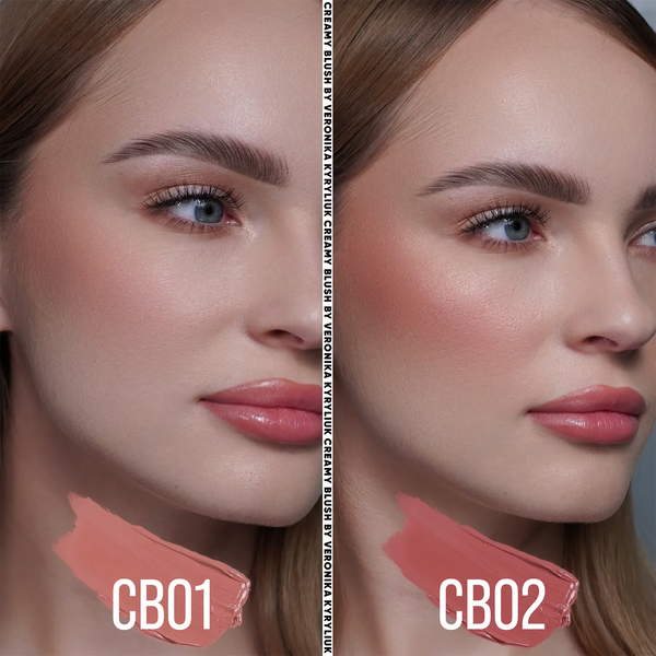 Кремові рум'яна для обличчя Sinart Creamy Blush by Veronika Kyryluik, CB01 S011 фото